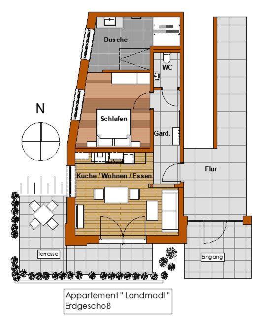 Alpenappartement Kleiner 탄하임 외부 사진